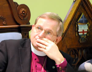 Bishop contemplating the diocesan vision