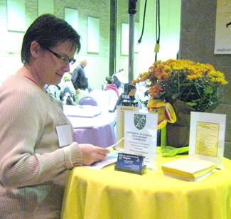 2010 Anglican Diocese display table