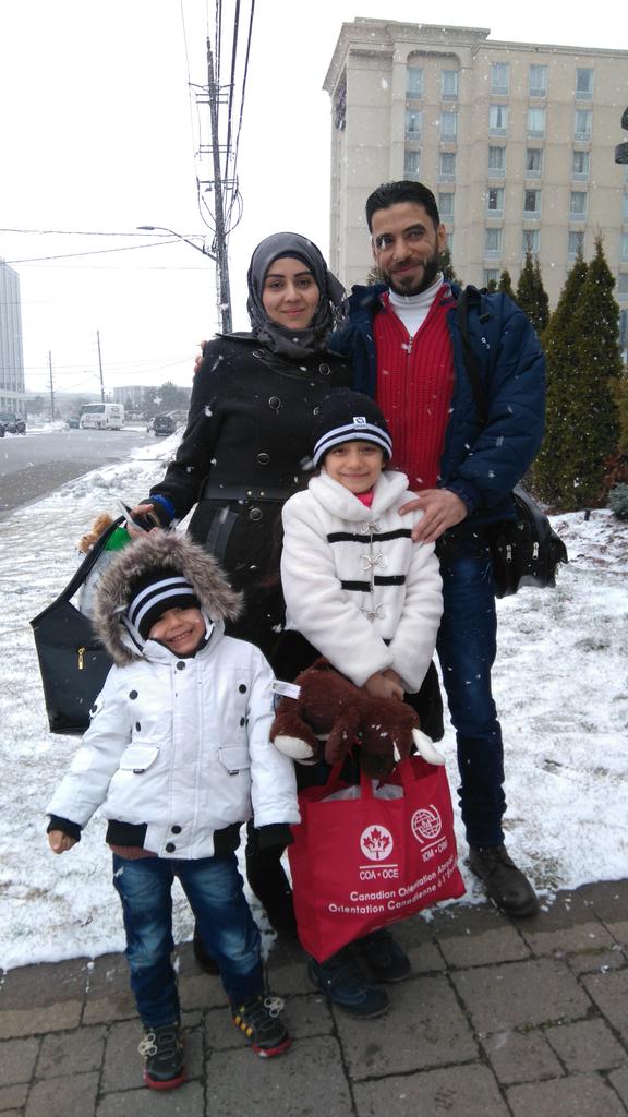 Syrian Refugee Family Arrives On New Year's Day