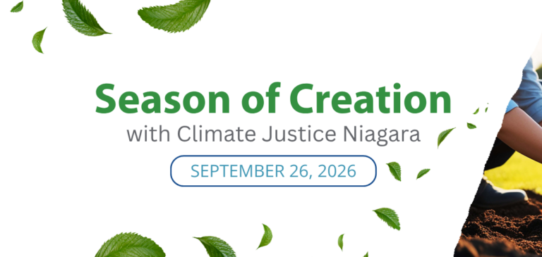 Season of Creation with Climate Justice Niagara