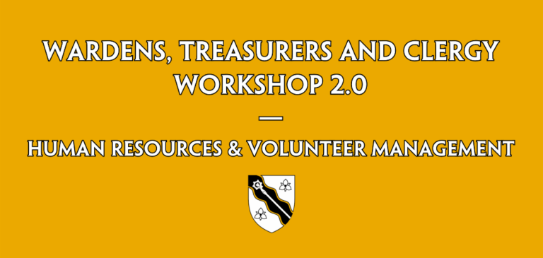 Wardens, Treasurers, Clergy Workshop 2.0 – Human Resources